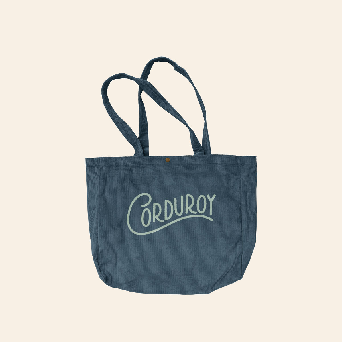 Fall Ish Pattern Open Laptop Tote - Corduroy
